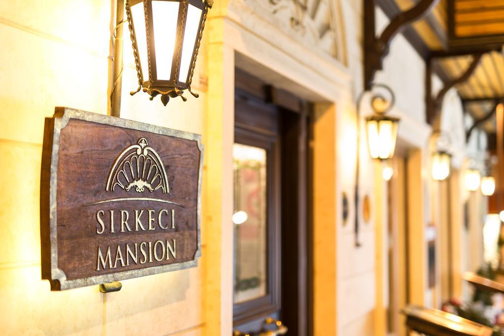 Sirkeci Mansion Hotel Istanbul Exterior photo